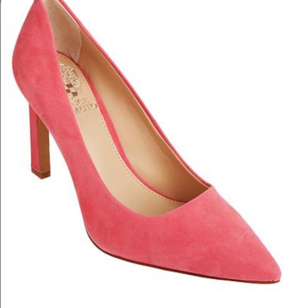 Pink Suede Heel